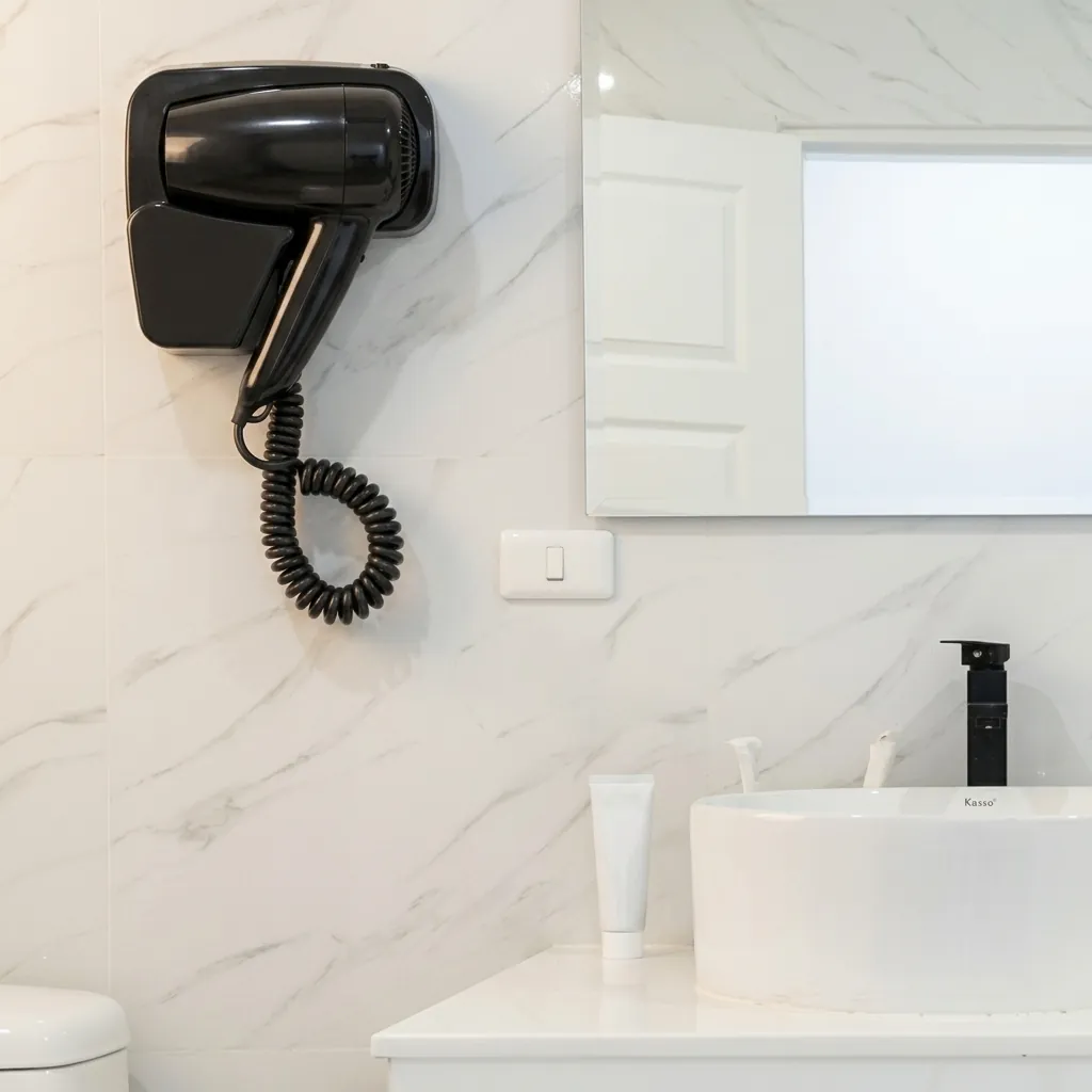 Wall-Mounted Hair Dryer with Overheat Protection [1052] — HDR-1052 (image 12)