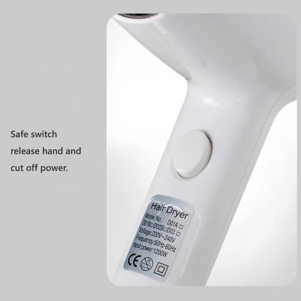 Wall Mounted Hair Dryer With Shaver Socket 1200W — HDR-1053 (image 8)