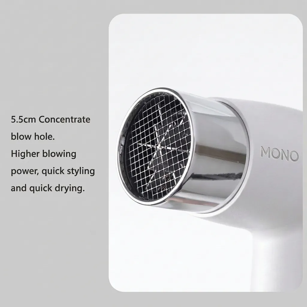 Wall-Mounted Hair Dryer 1200W [1054] — HDR-1054 (image 2)