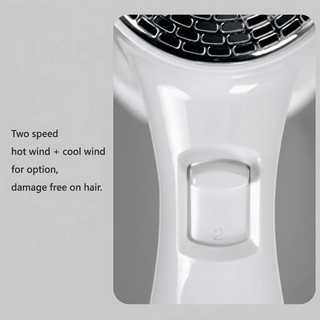 Wall-Mounted Hair Dryer 1600W [1056] — HDR-1056 (image 6)