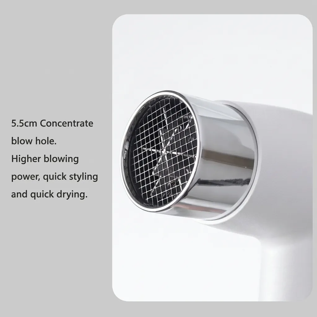 Wall-Mounted Hair Dryer 1600W [1056] — HDR-1056 (image 2)