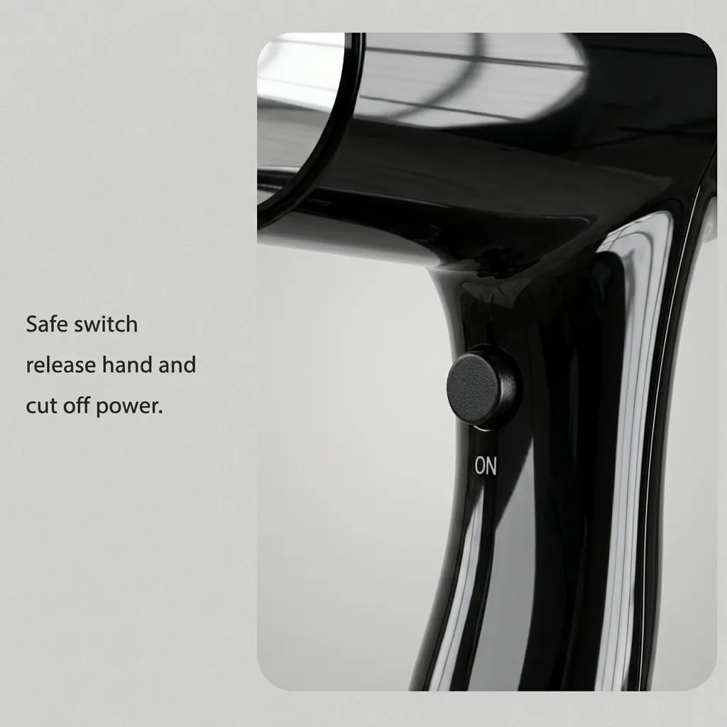 Wall-Mounted Hair Dryer 1600W [1057] — HDR-1057 (image 4)