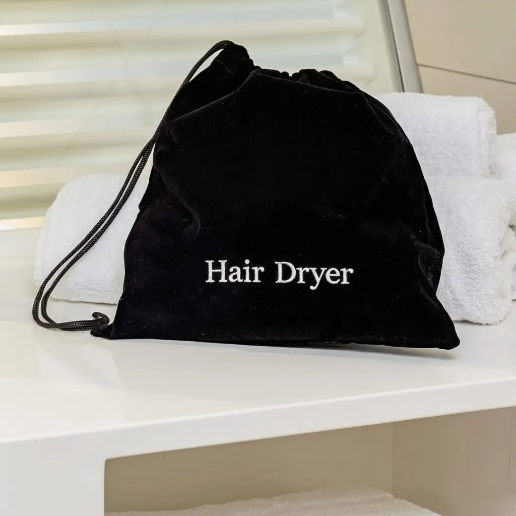 Velvet Hair Dryer Storage Bag — HDR-1059 (image 2)