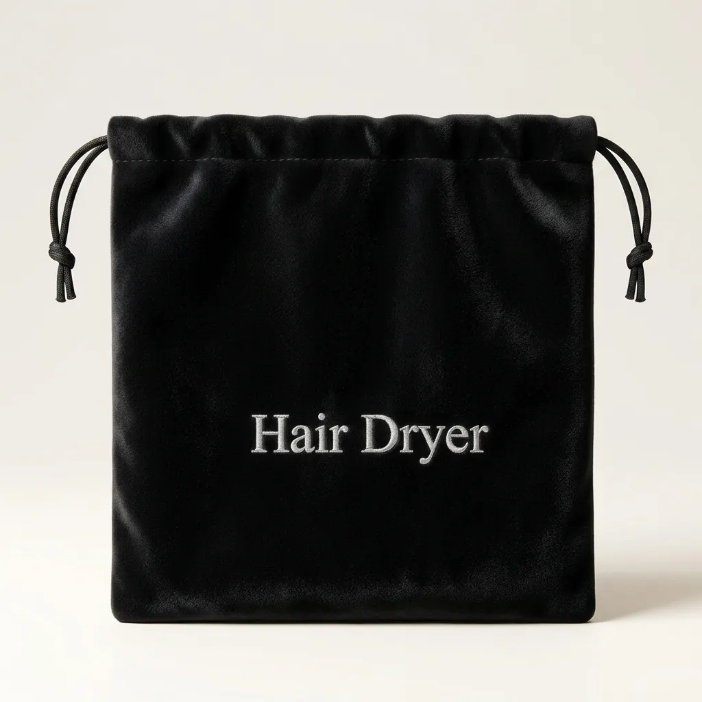 Velvet Hair Dryer Storage Bag — HDR-1059 (image 3)