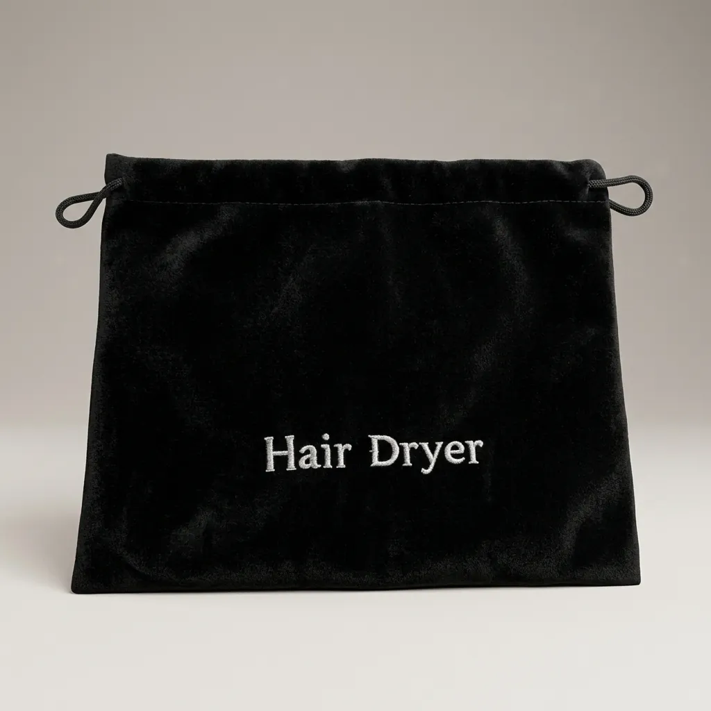 Velvet Hair Dryer Storage Bag — HDR-1059 (image 4)