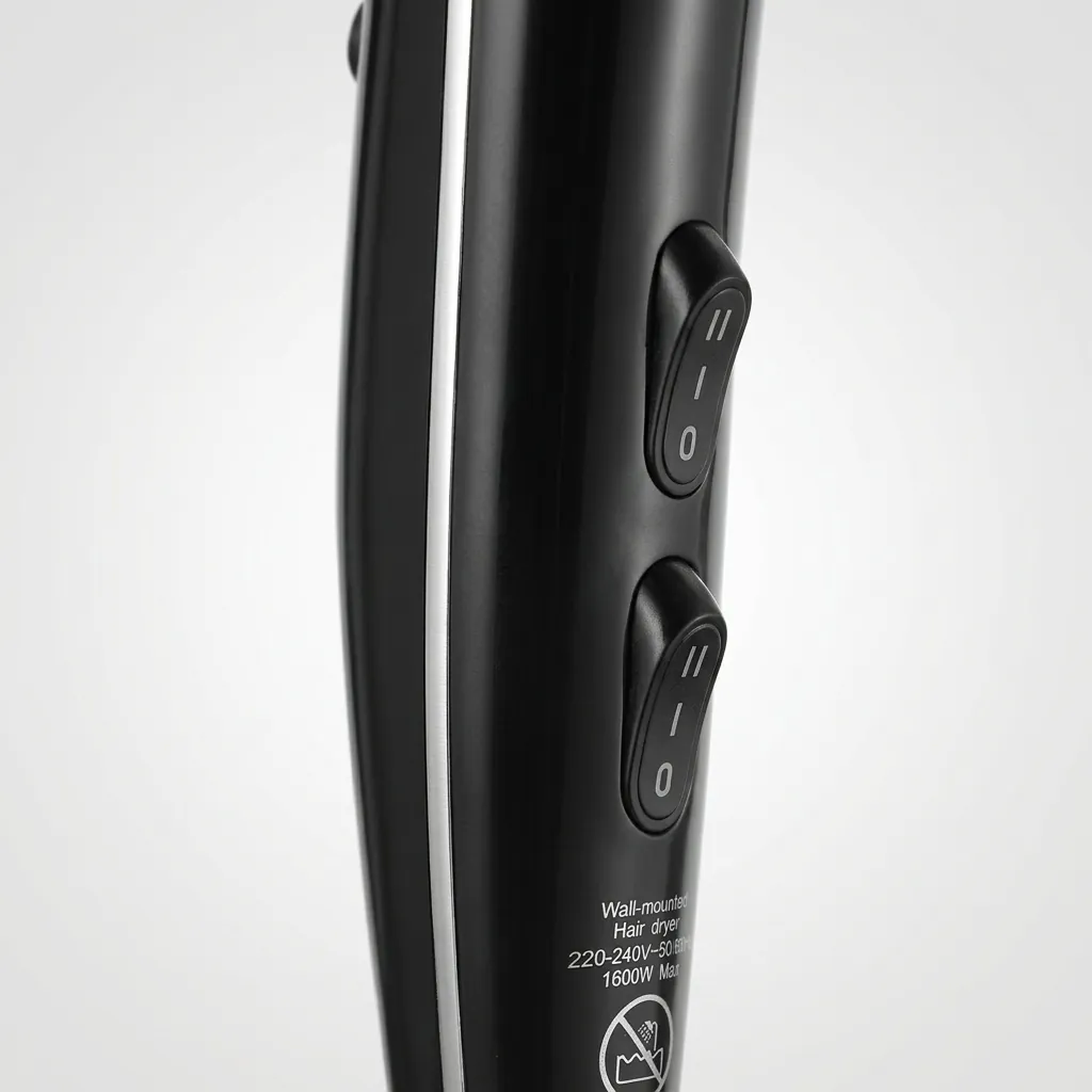 Professional Hair Dryer 1600w Stainless Steel — HDR-1061 (image 3)