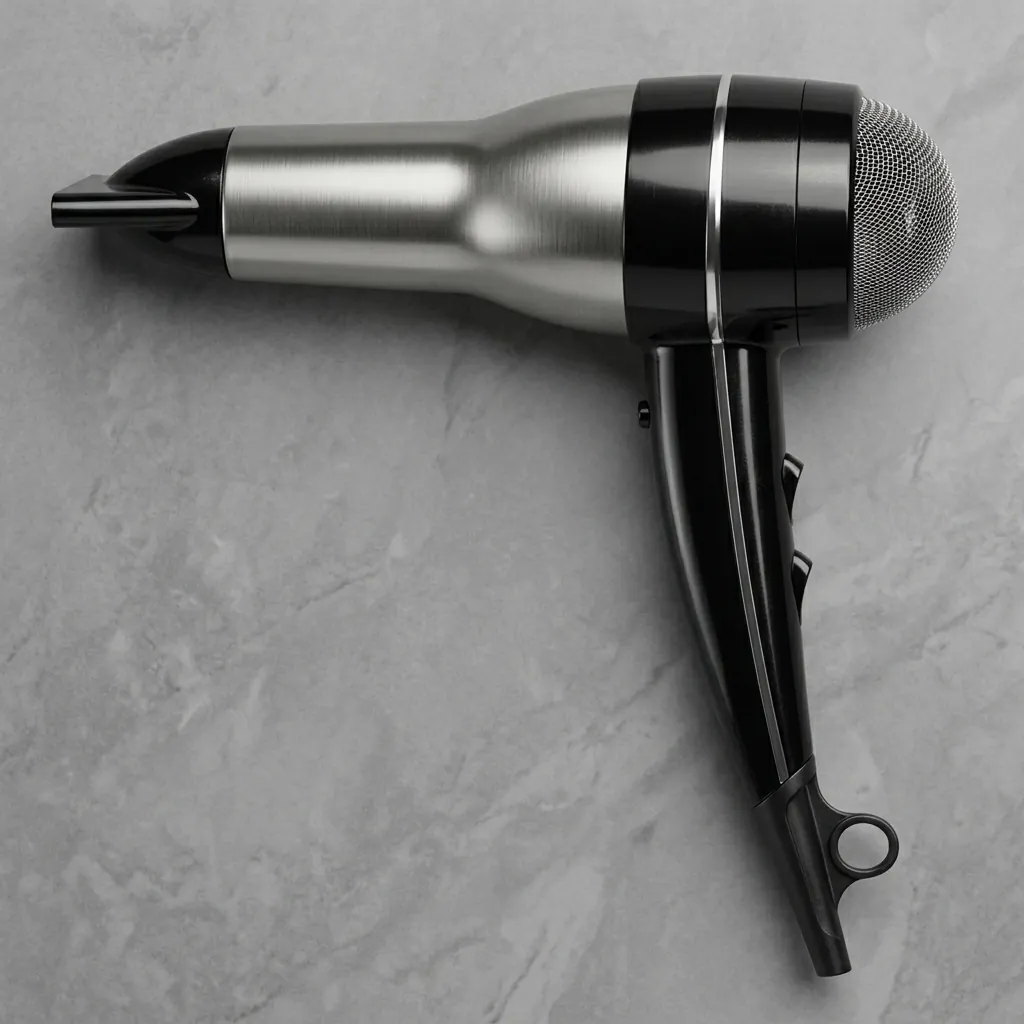 Professional Hair Dryer 1600w Stainless Steel — HDR-1061 (image 8)