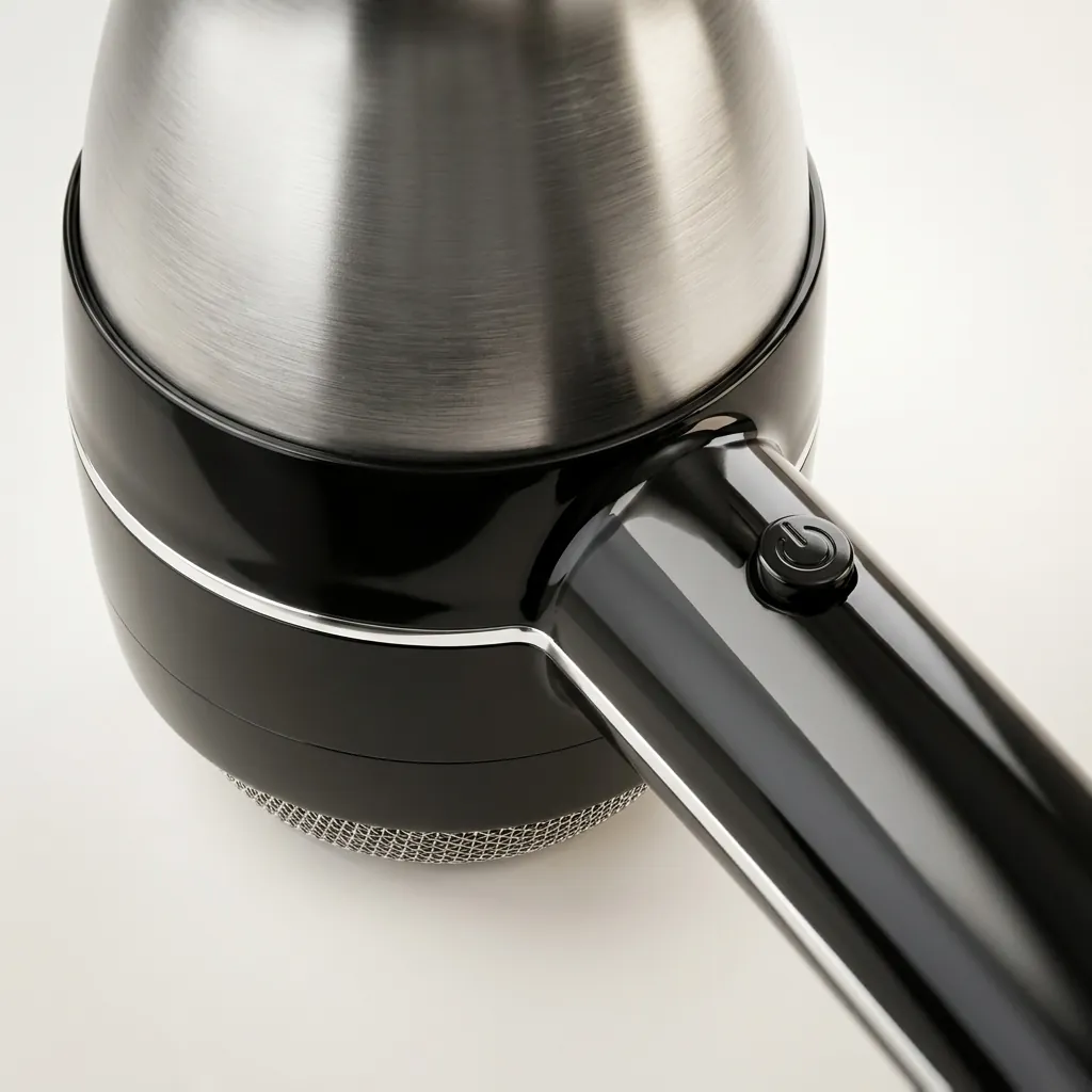 Professional Hair Dryer 1600w Stainless Steel — HDR-1061 (image 9)