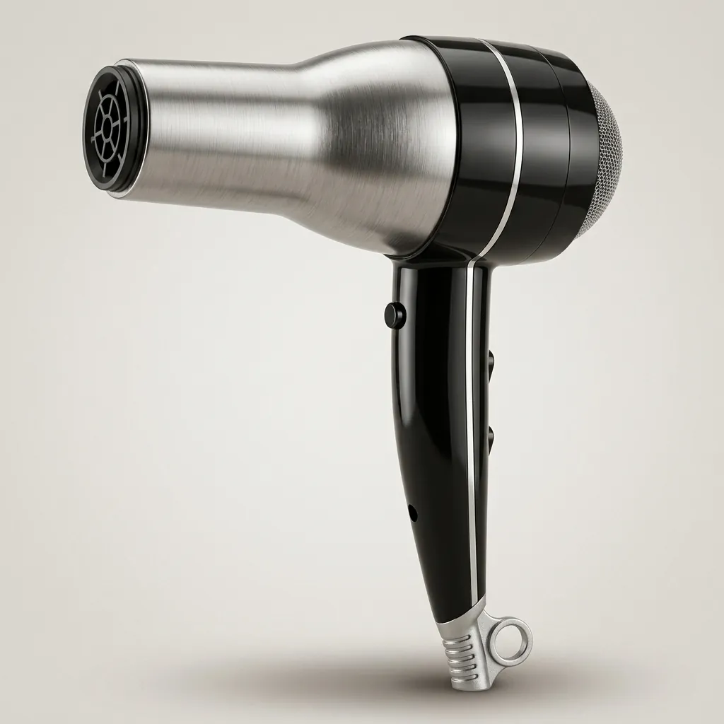 Professional Hair Dryer 1600w Stainless Steel — HDR-1061 (image 12)