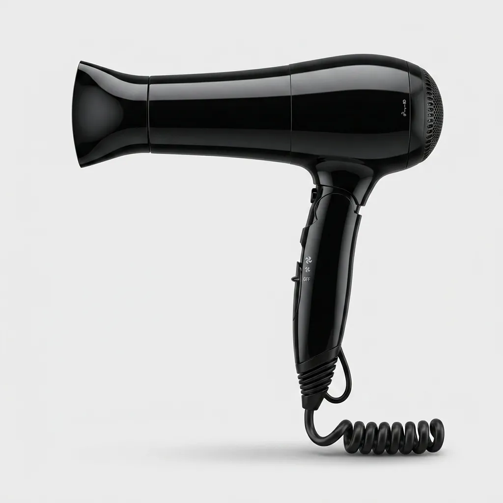 Foldable Hair Dryer With Spiral Cord 1800 2100W — HDR-1063 (image 4)