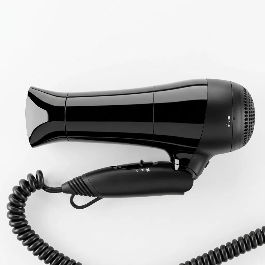 Foldable Hair Dryer With Spiral Cord 1800 2100W — HDR-1063 (image 7)