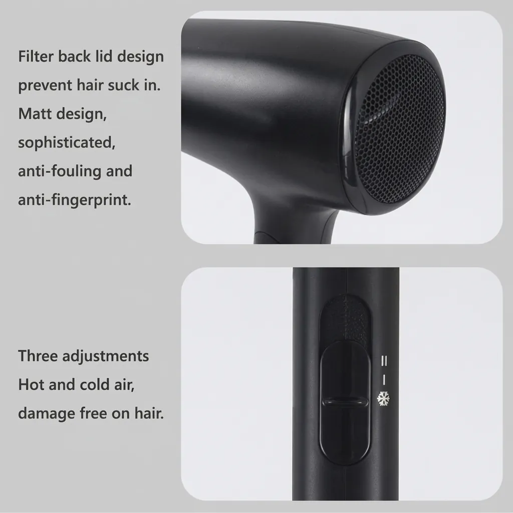 Foldable Hair Dryer 1800 2100W — HDR-1064 (image 7)