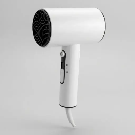 ABS Hammer Foldable Hair Dryer 1600 1800W in White — HDR-1065