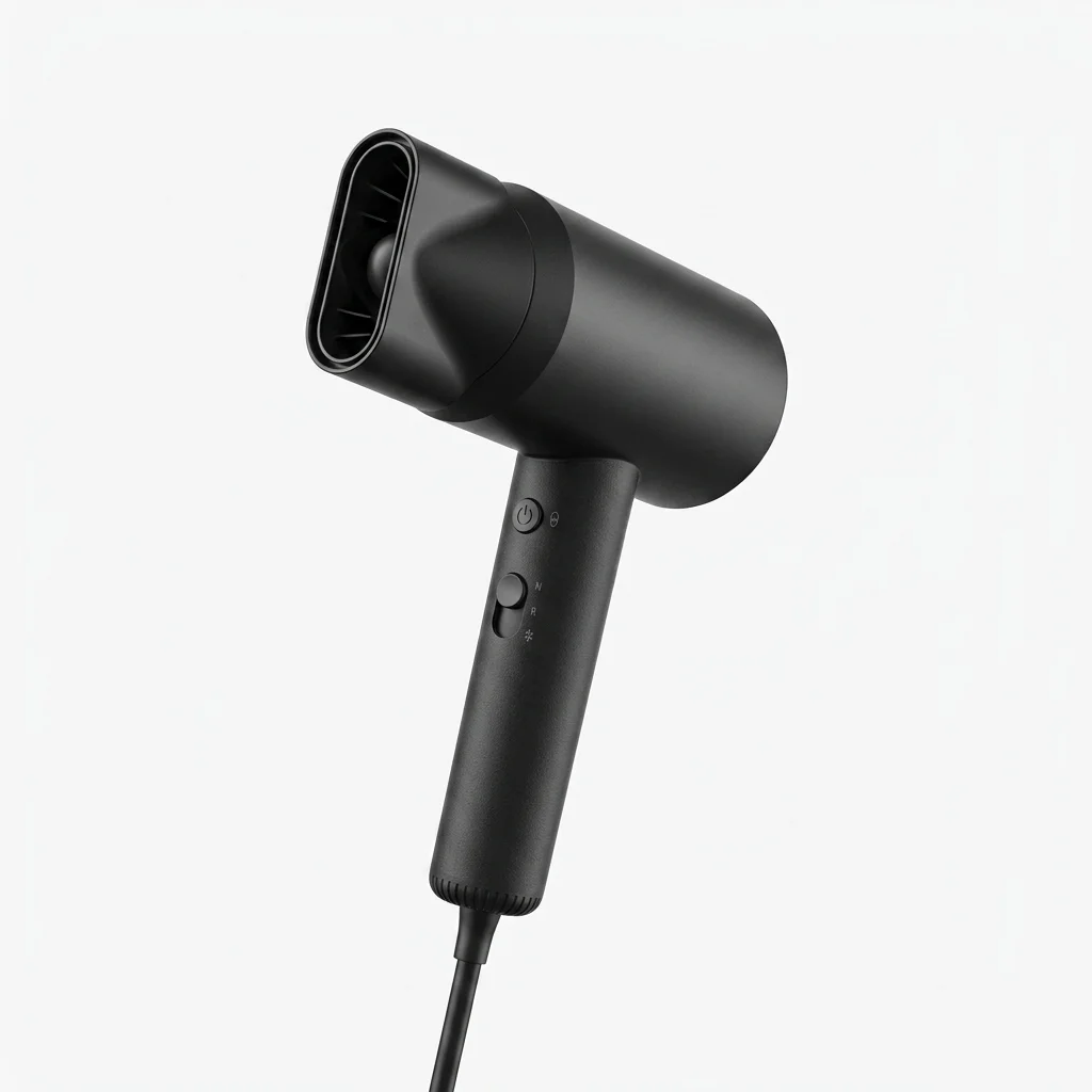 ABS Hammer Hair Dryer 1600-1800W (Black) — HDR-1072 (image 2)