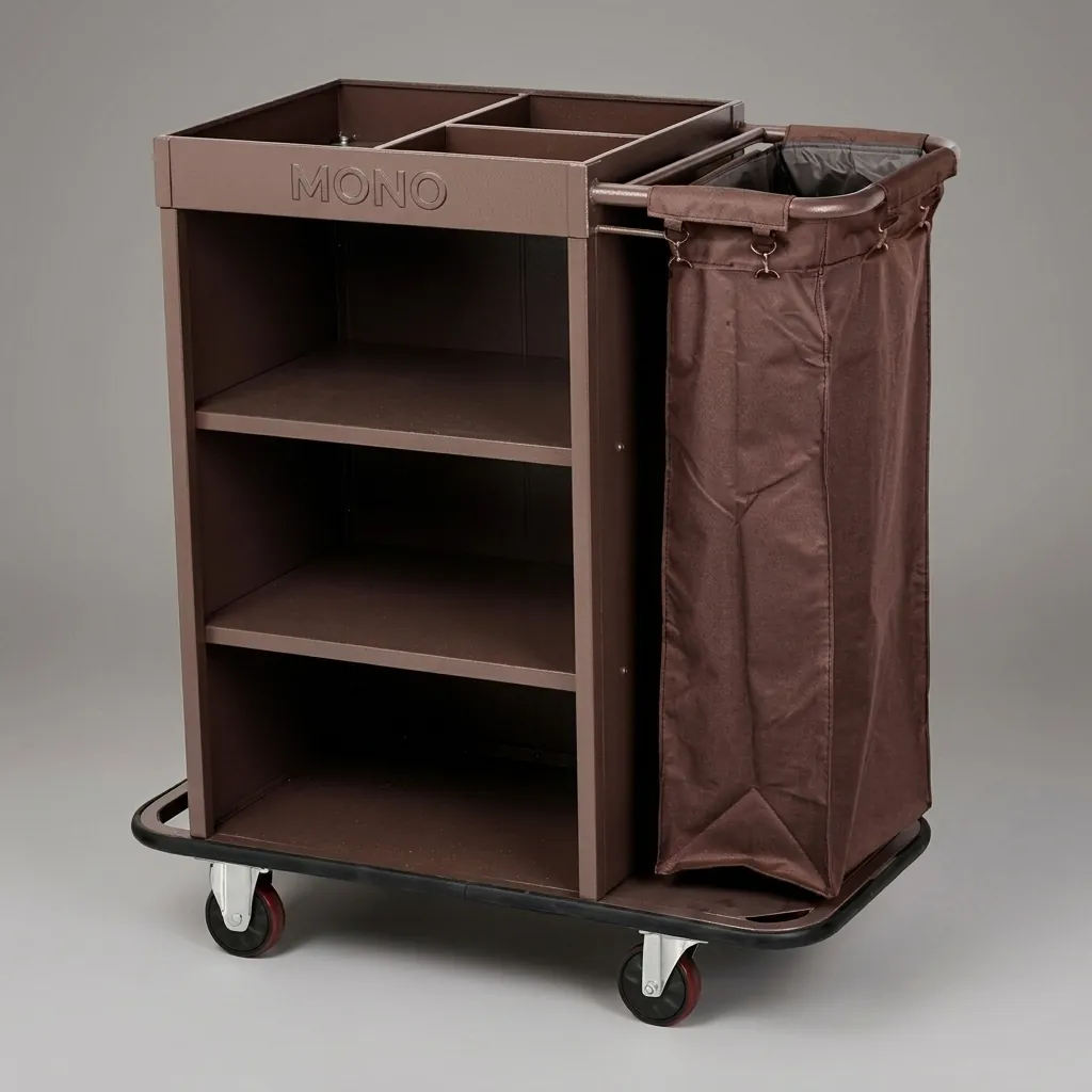 Single Housekeeping Trolley Open Front — HKT-1024 (image 1)