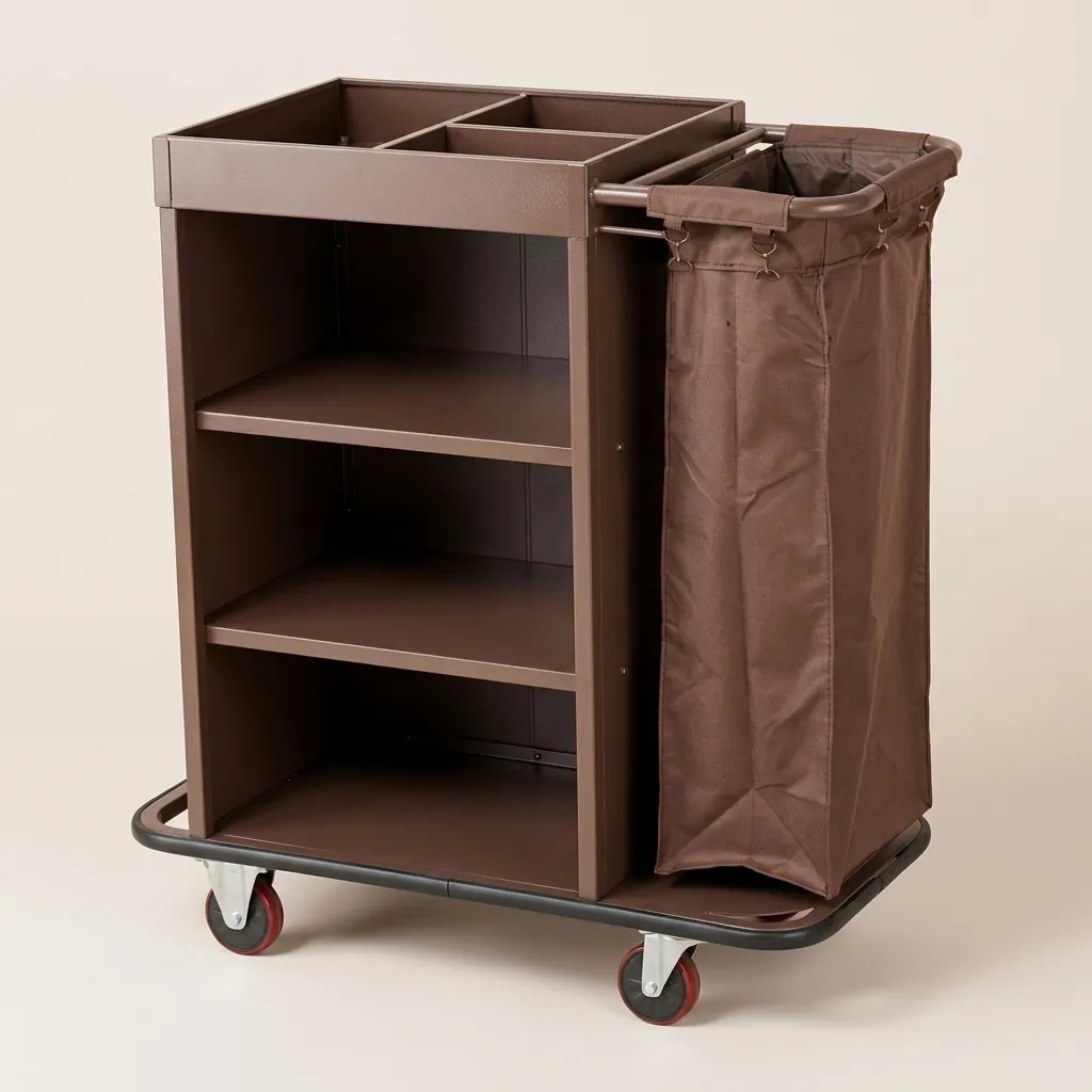 Single Housekeeping Trolley Open Front — HKT-1024 (image 2)