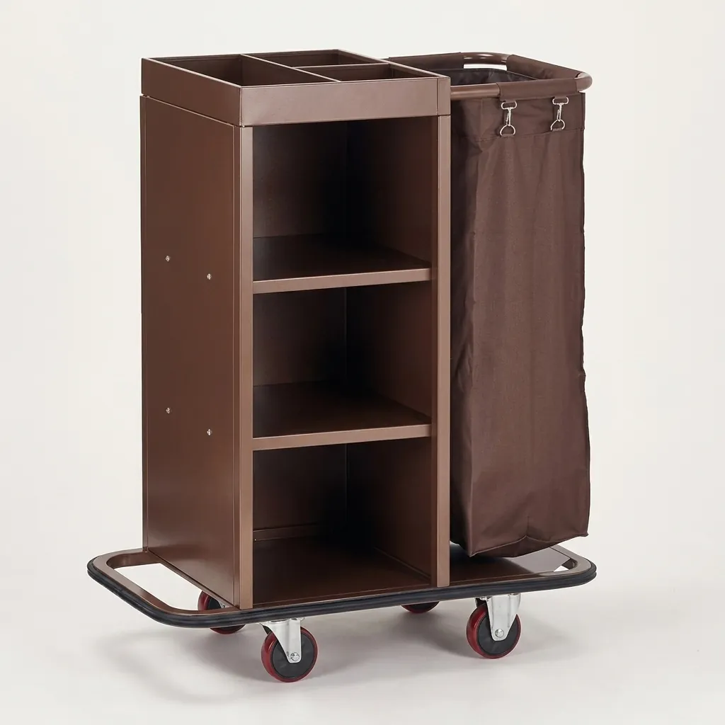 Single Housekeeping Trolley Open Front — HKT-1024 (image 4)