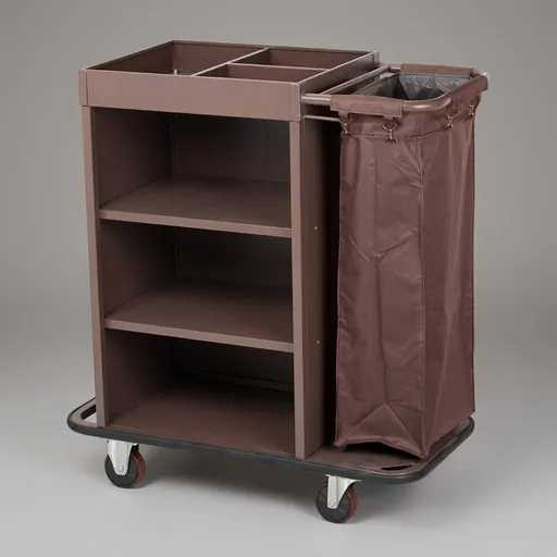 Single Housekeeping Trolley Open Front — HKT-1024