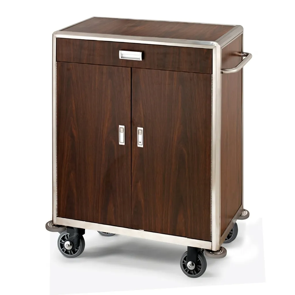 Housekeeping Trolley With Drawer And Doors — HKT-1029 (image 2)
