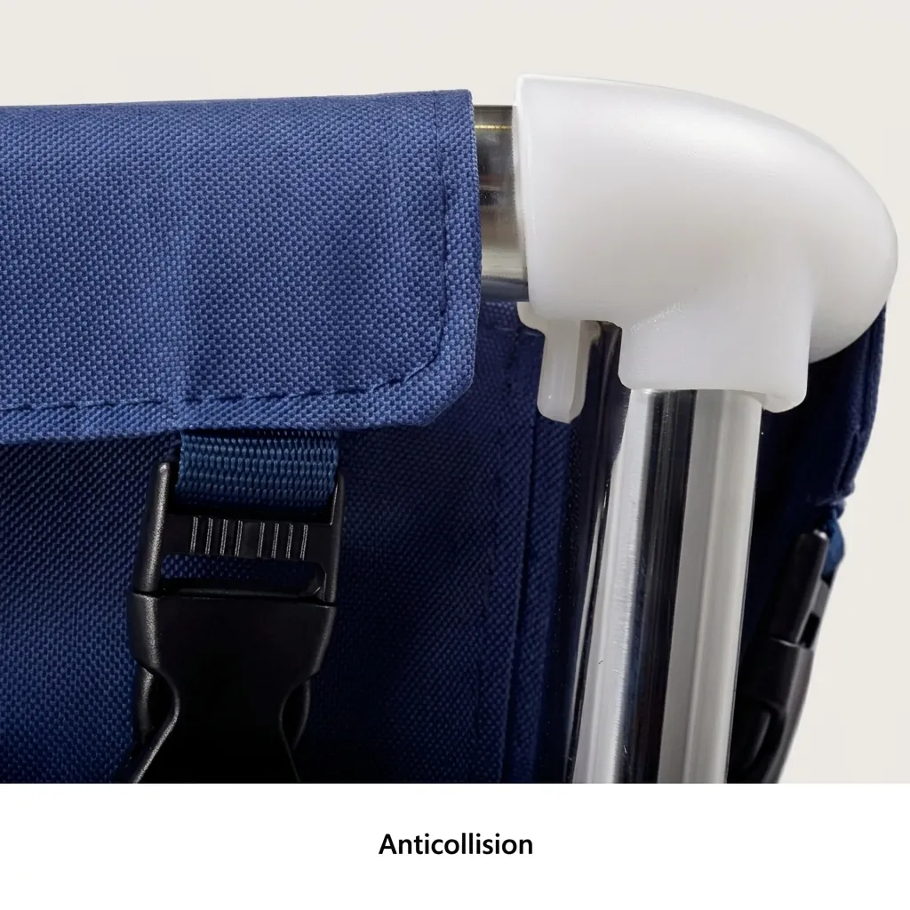 Stainless Steel Laundry Trolley with Oxford Fabric Bag [1031] — HKT-1031 (image 7)