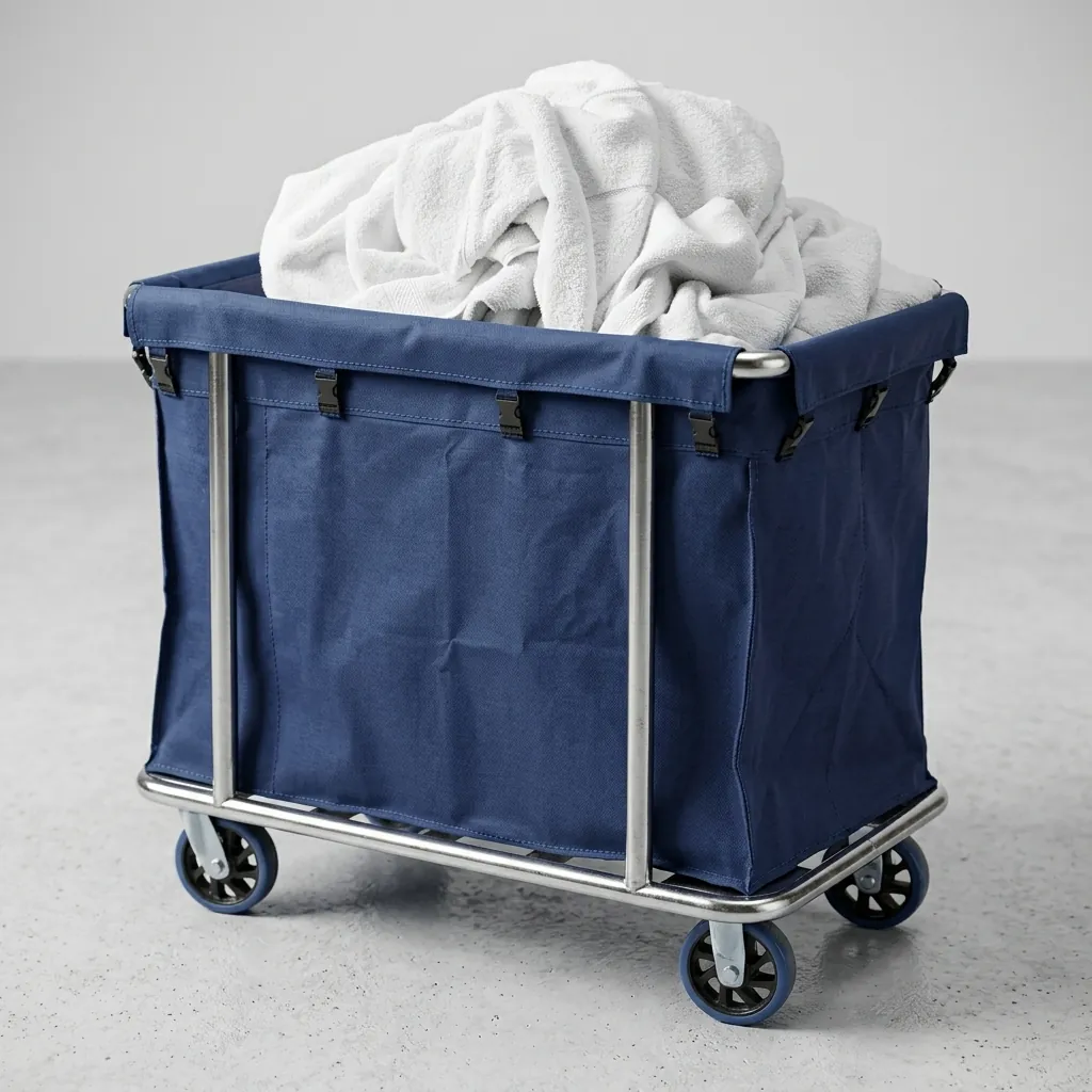 Stainless Steel Laundry Trolley [1034] — HKT-1034 (image 3)