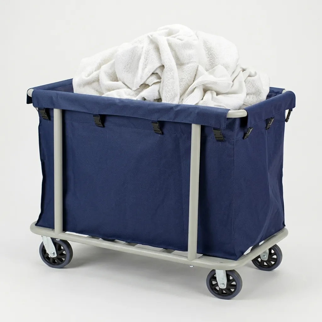 Stainless Steel Laundry Trolley [1035] — HKT-1035 (image 3)