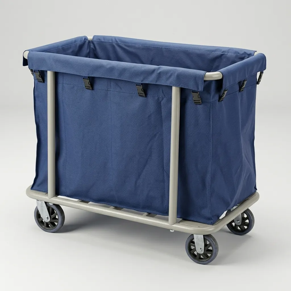 Stainless Steel Laundry Trolley [1035] — HKT-1035 (image 4)