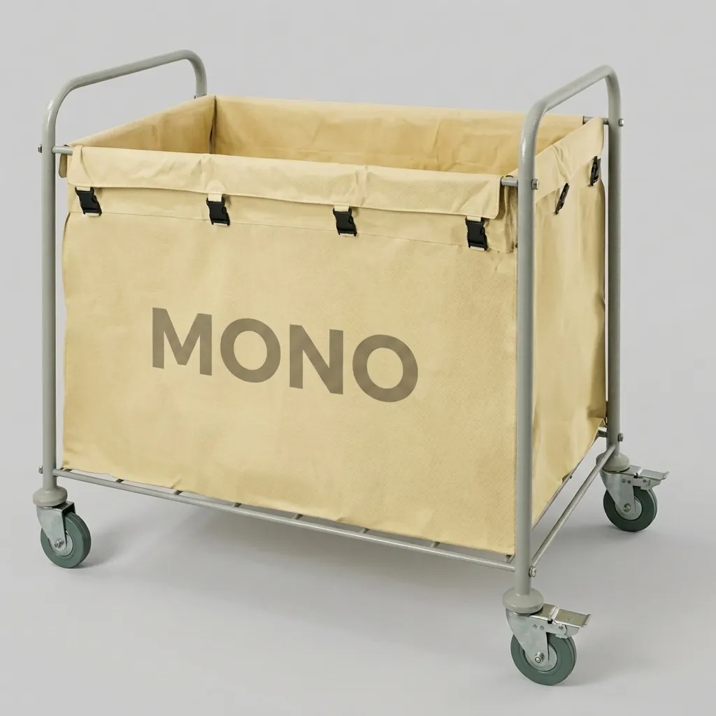 Stainless Steel Laundry Trolley [1037] — HKT-1037 (image 1)