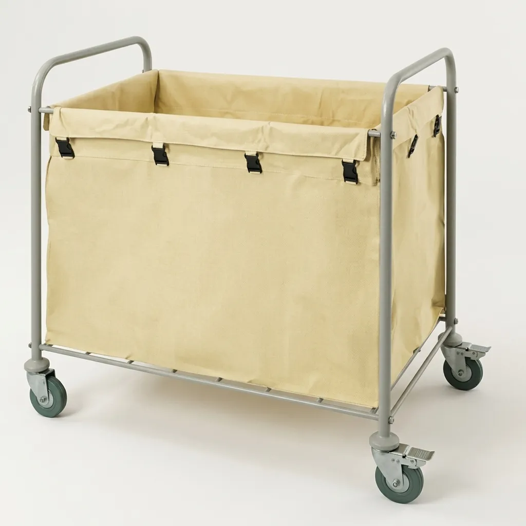 Stainless Steel Laundry Trolley [1037] — HKT-1037 (image 2)