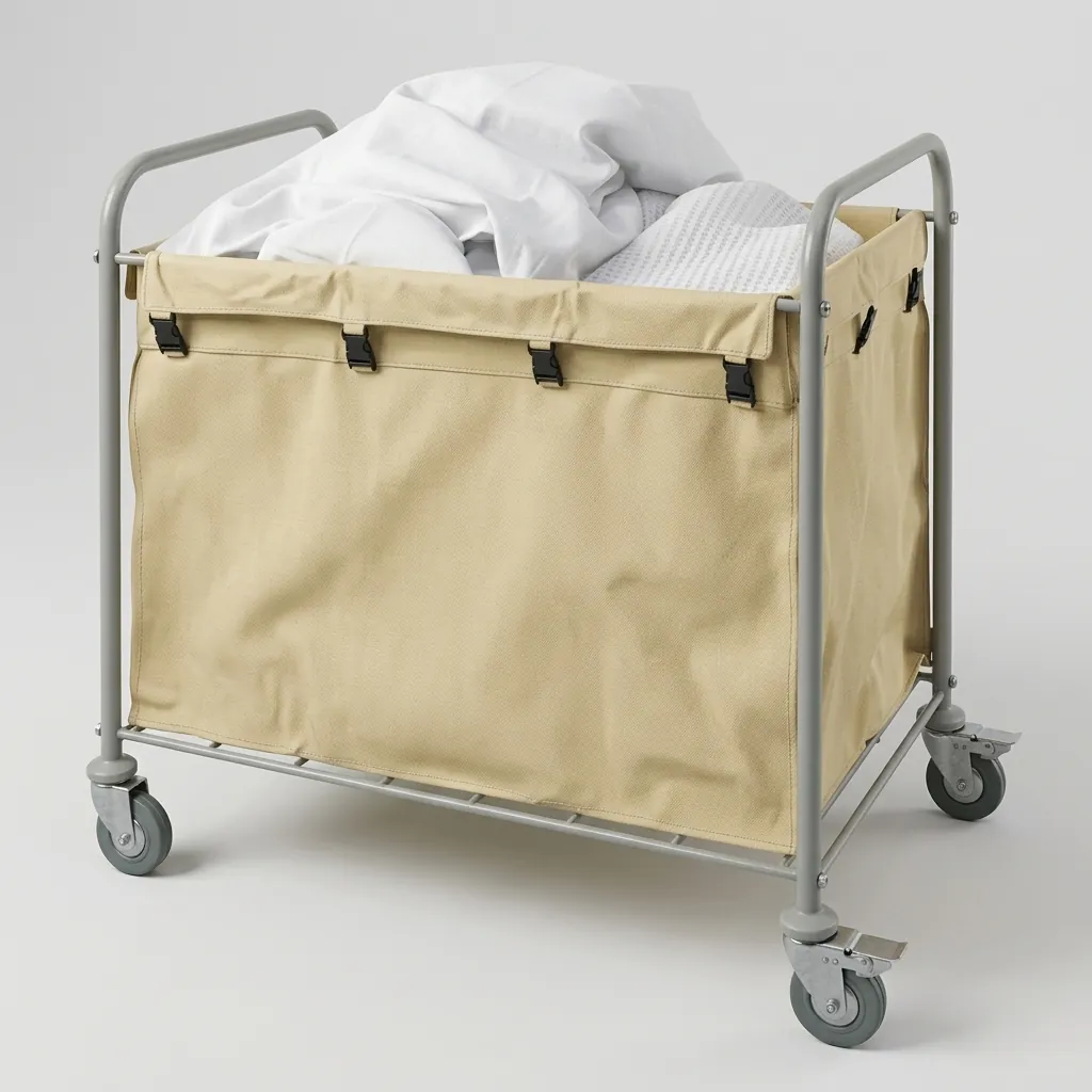 Stainless Steel Laundry Trolley [1037] — HKT-1037 (image 3)