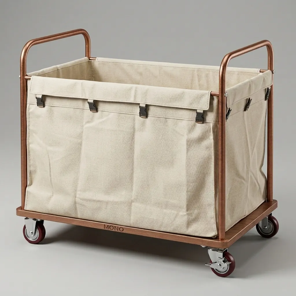 Stainless Steel Laundry Trolley [1038] — HKT-1038 (image 1)
