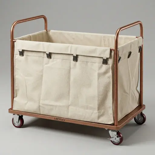 Stainless Steel Laundry Trolley [1038]