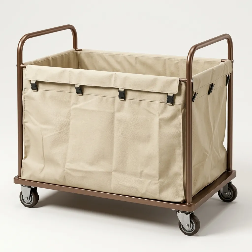Stainless Steel Laundry Trolley [1038] — HKT-1038 (image 2)