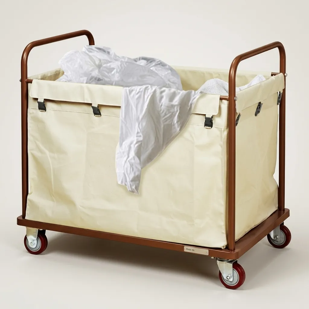 Stainless Steel Laundry Trolley [1038] — HKT-1038 (image 3)