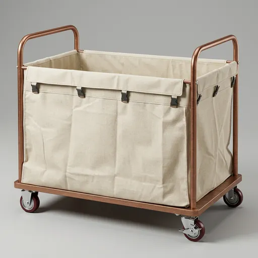 Stainless Steel Laundry Trolley [1038] — HKT-1038