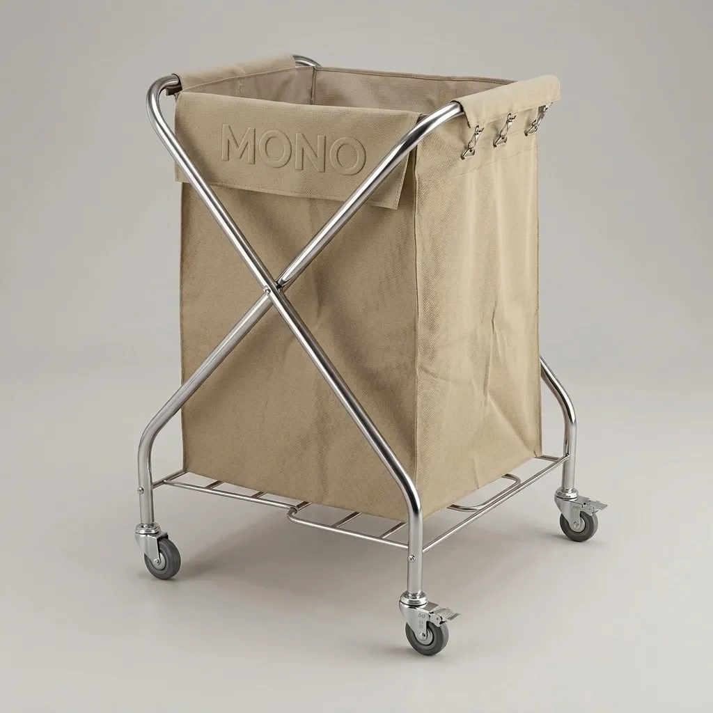Foldable Linen Laundry Trolley — HKT-1039 (image 1)