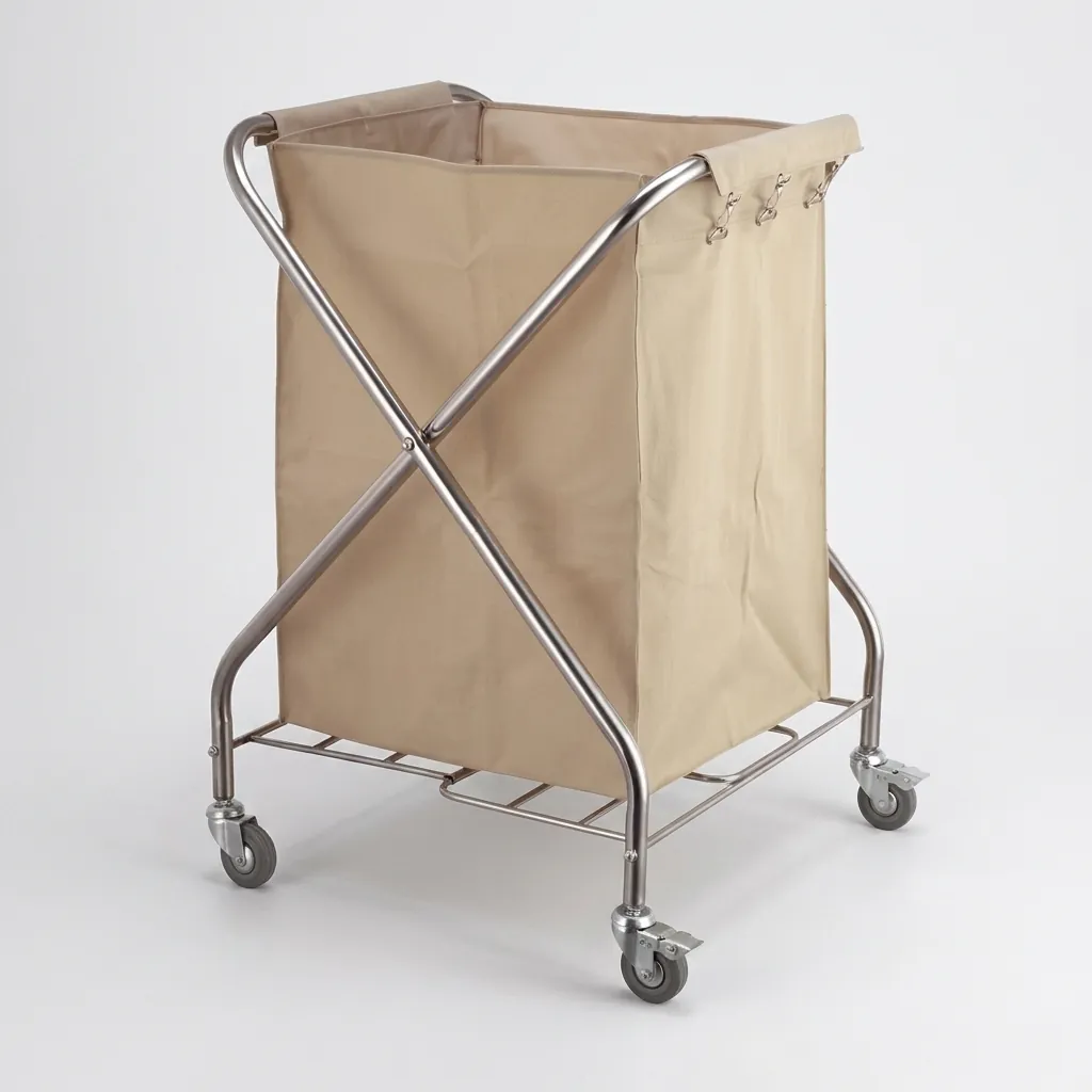 Foldable Linen Laundry Trolley — HKT-1039 (image 3)