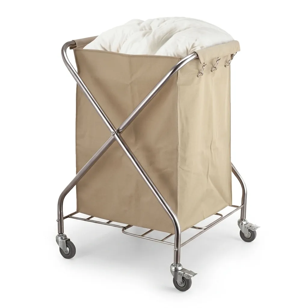 Foldable Linen Laundry Trolley — HKT-1039 (image 4)