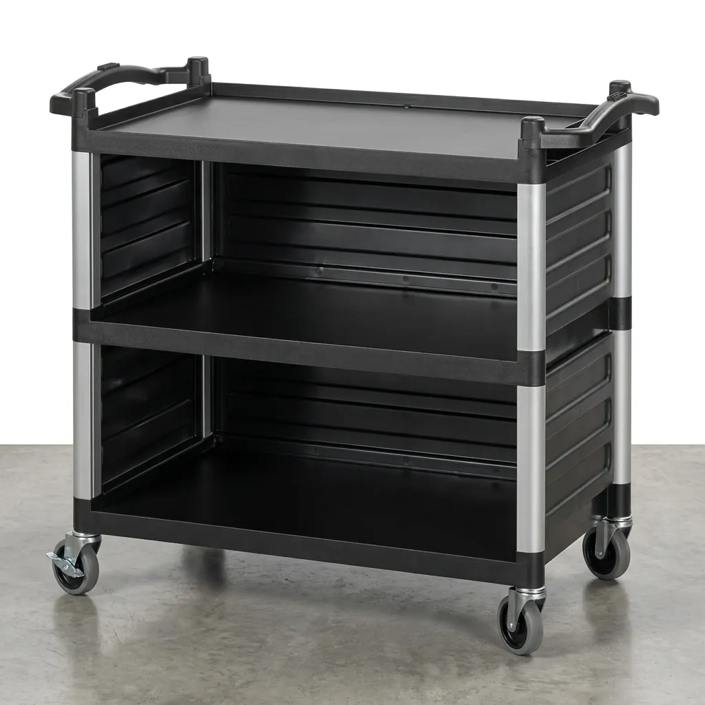 Encloded Utility Trolley 3 Shelves — HKT-1040 (image 2)