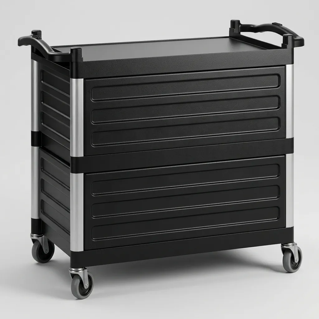 Encloded Utility Trolley 3 Shelves — HKT-1040 (image 4)