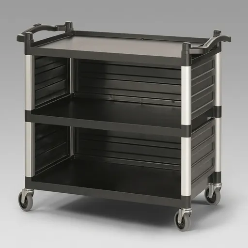 Encloded Utility Trolley 3 Shelves — HKT-1040