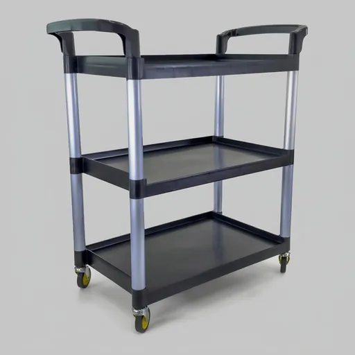 Open Sided Utility Trolley 3 Shelves L:104cm — HKT-1041