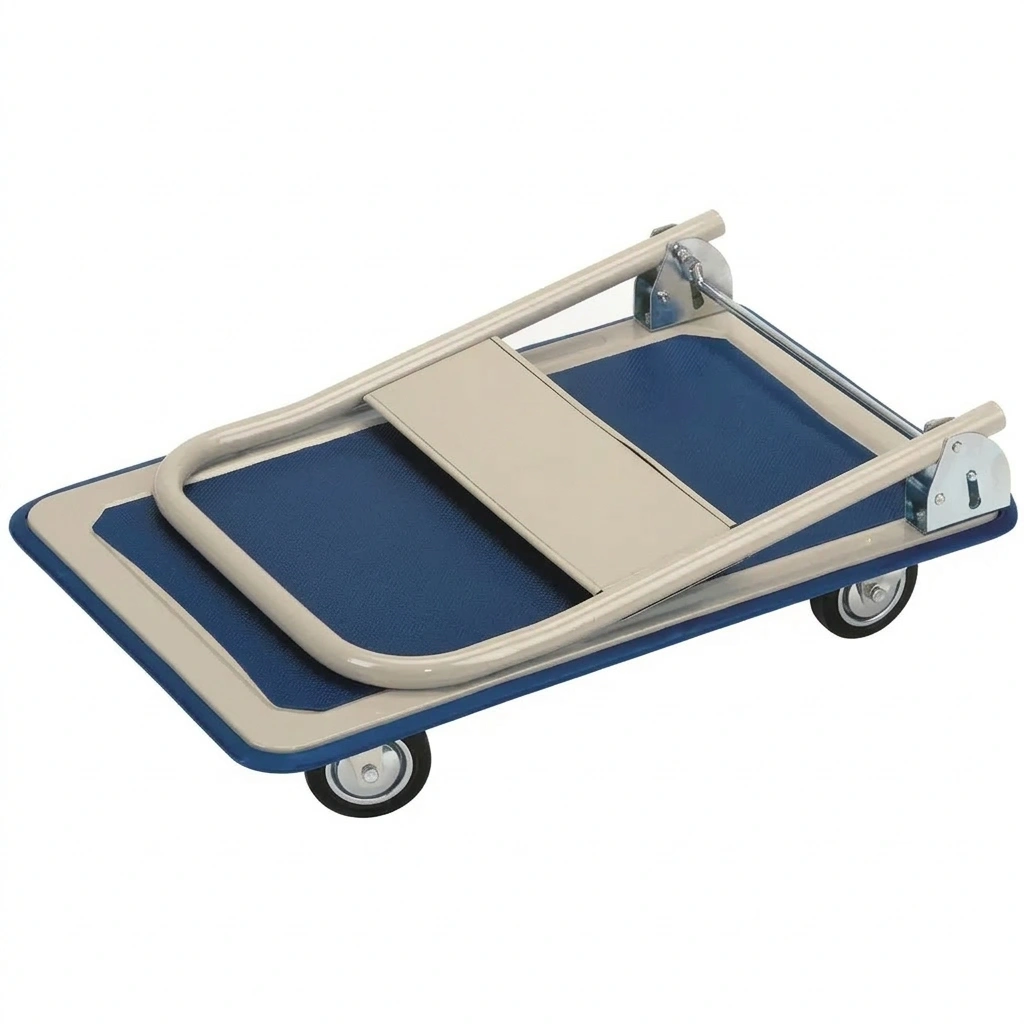 150kg Platform Trolley with Folding Handle (630mm x 480mm x 850mm) — HKT-1044 (image 2)