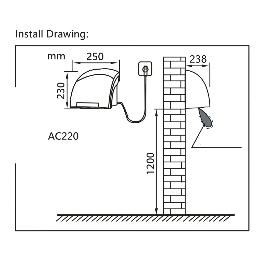 Automatic Hand Dryer [1024] — HND-1024 (image 9)
