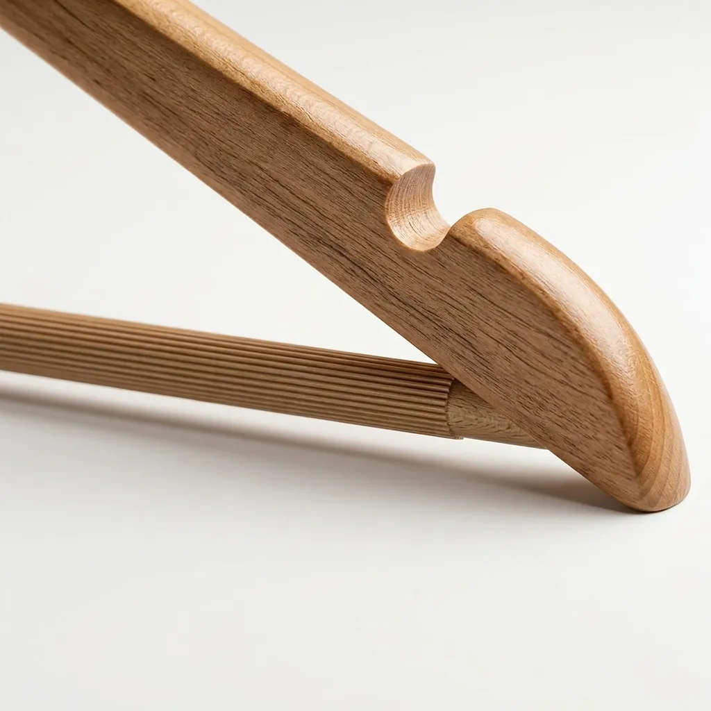 Wooden Clothes Hanger [1024] — HNG-1024 (image 4)