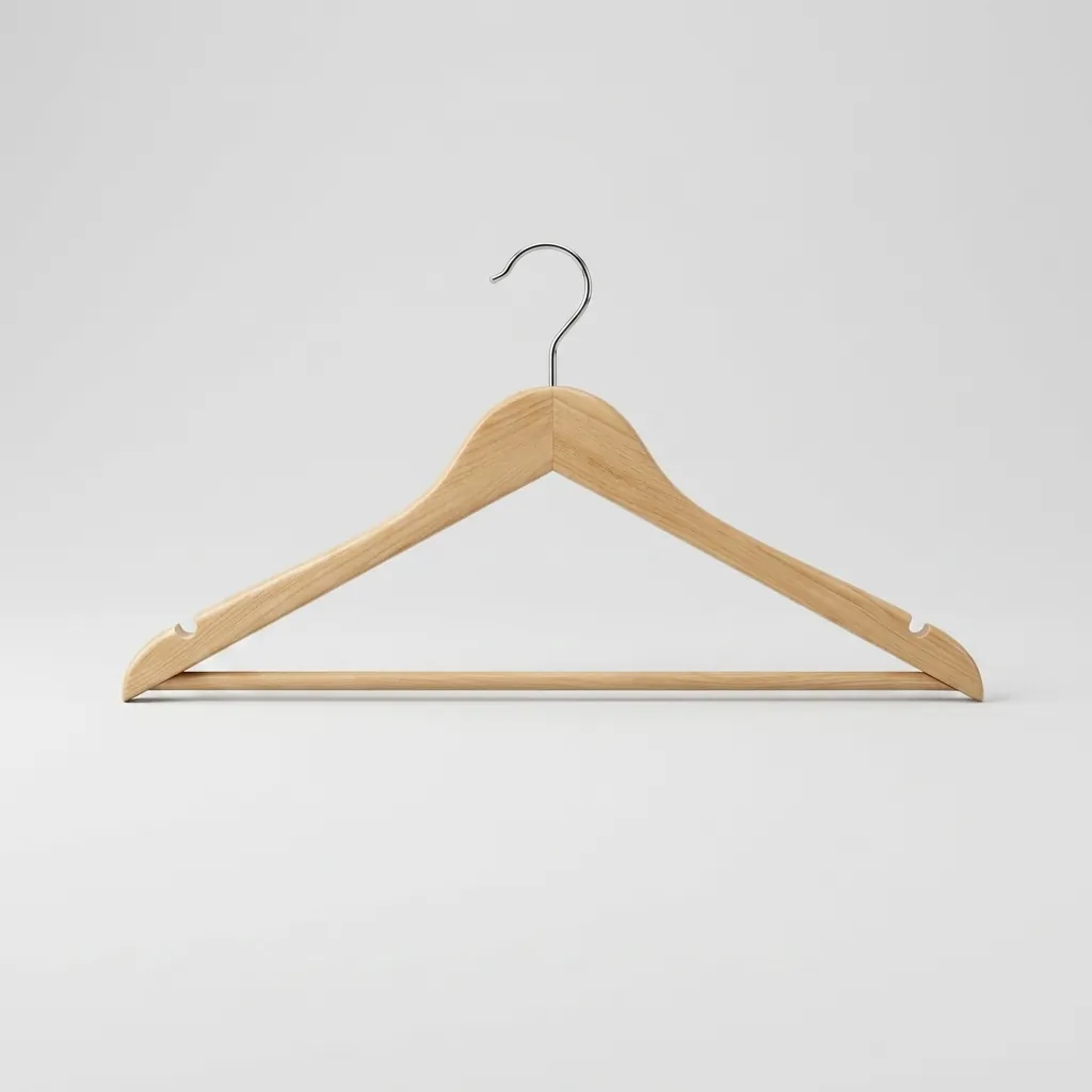 Wooden Clothes Hanger [1024] — HNG-1024 (image 6)