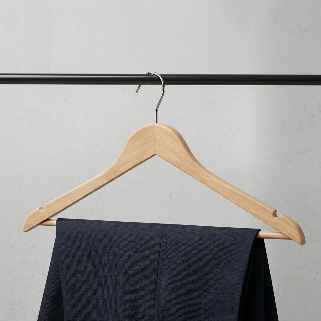 Wooden Clothes Hanger [1024] — HNG-1024 (image 7)