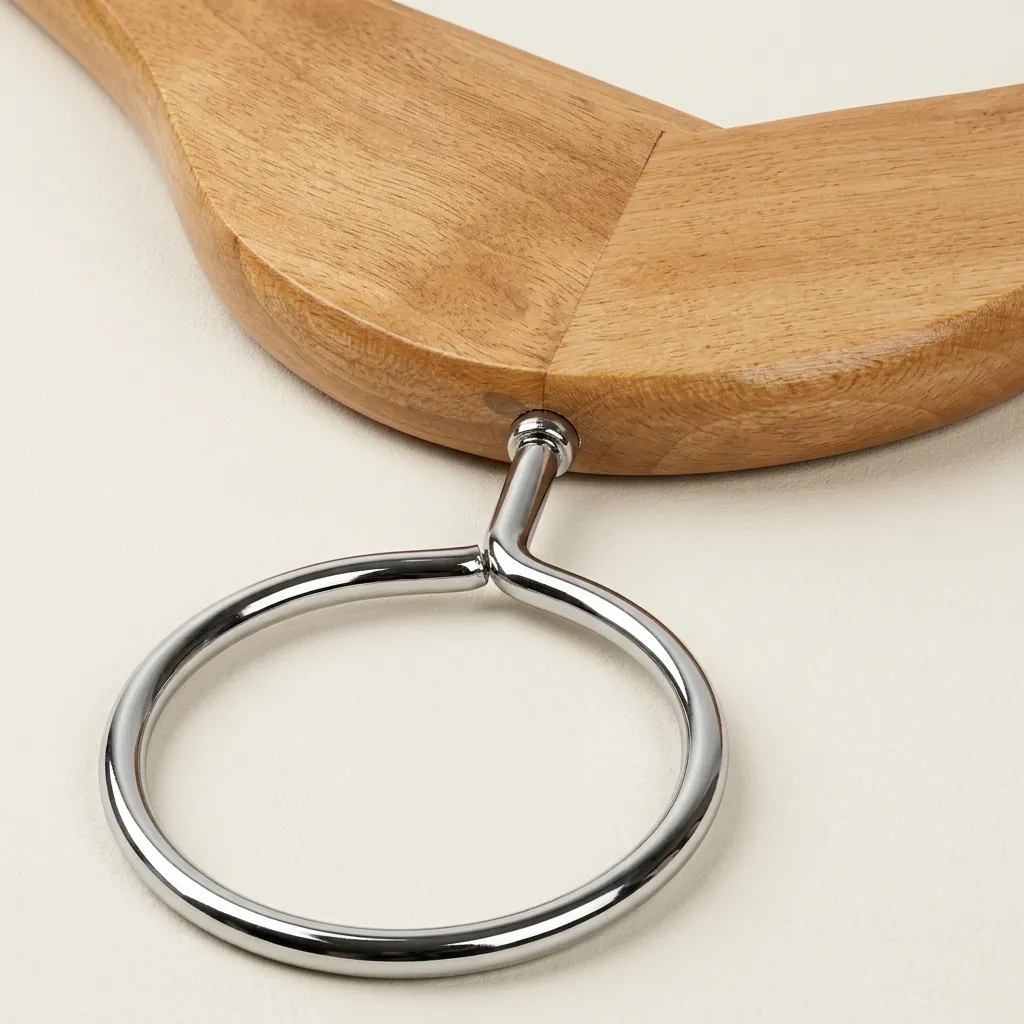 Anti-Theft Wooden Clothes Hanger — HNG-1027 (image 6)