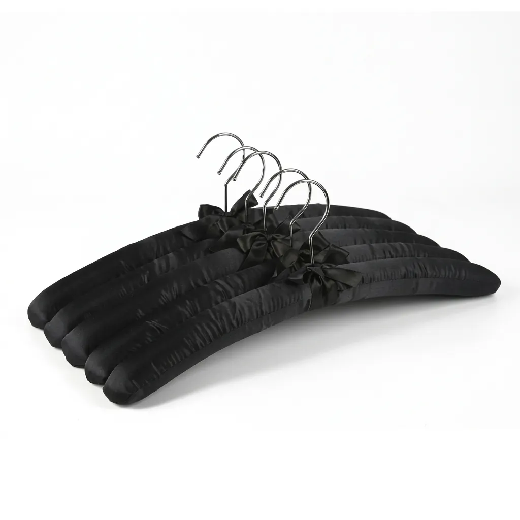 Satin Padded Hanger With Holder — HNG-1029 (image 7)
