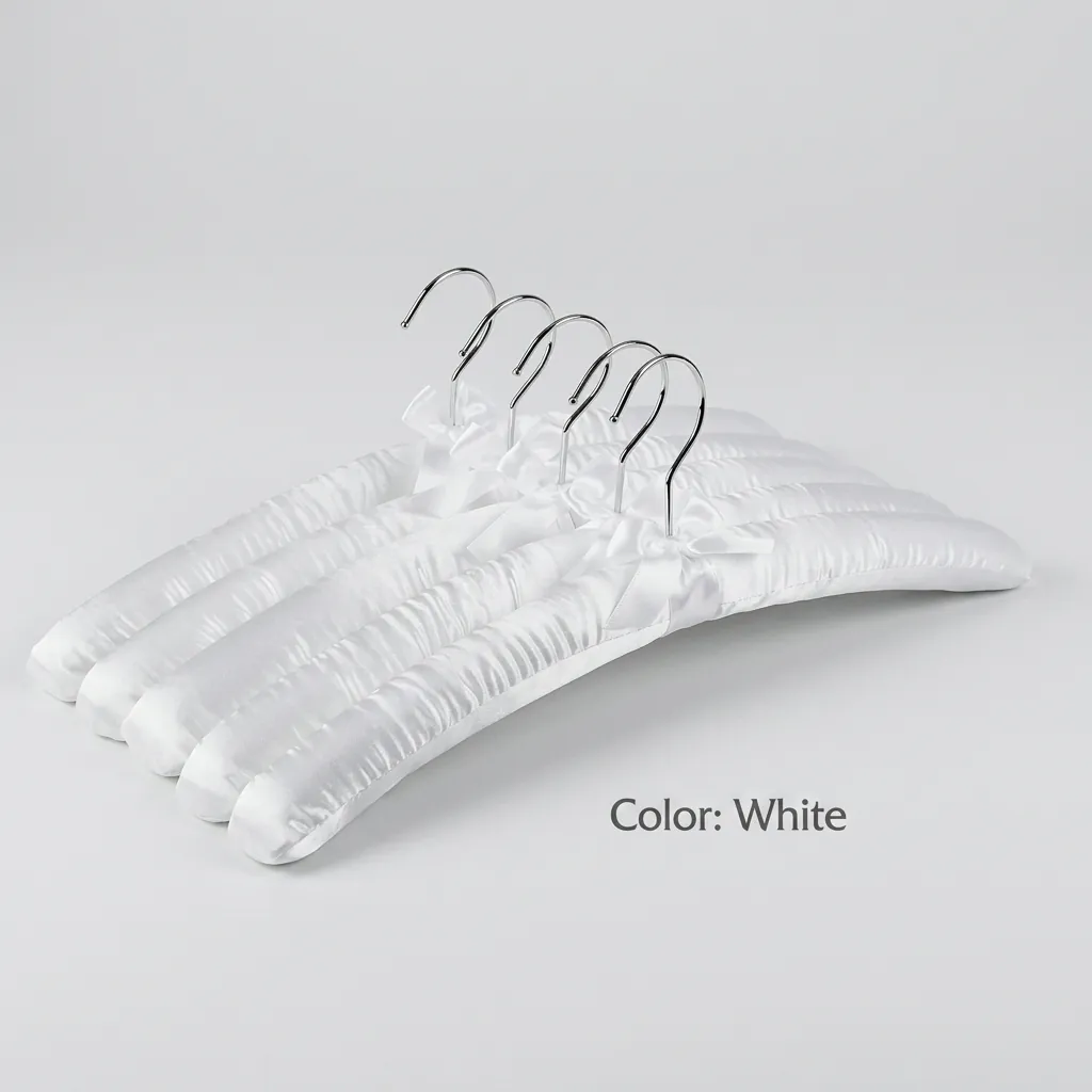 Satin Padded Hanger With Holder — HNG-1029 (image 10)